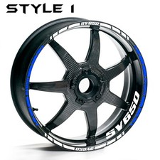 SUZUKI SV650 MOTORCYCLES WHEEL RIM STRIPES TAPE DECALS STICKERS FULL BIKE KIT