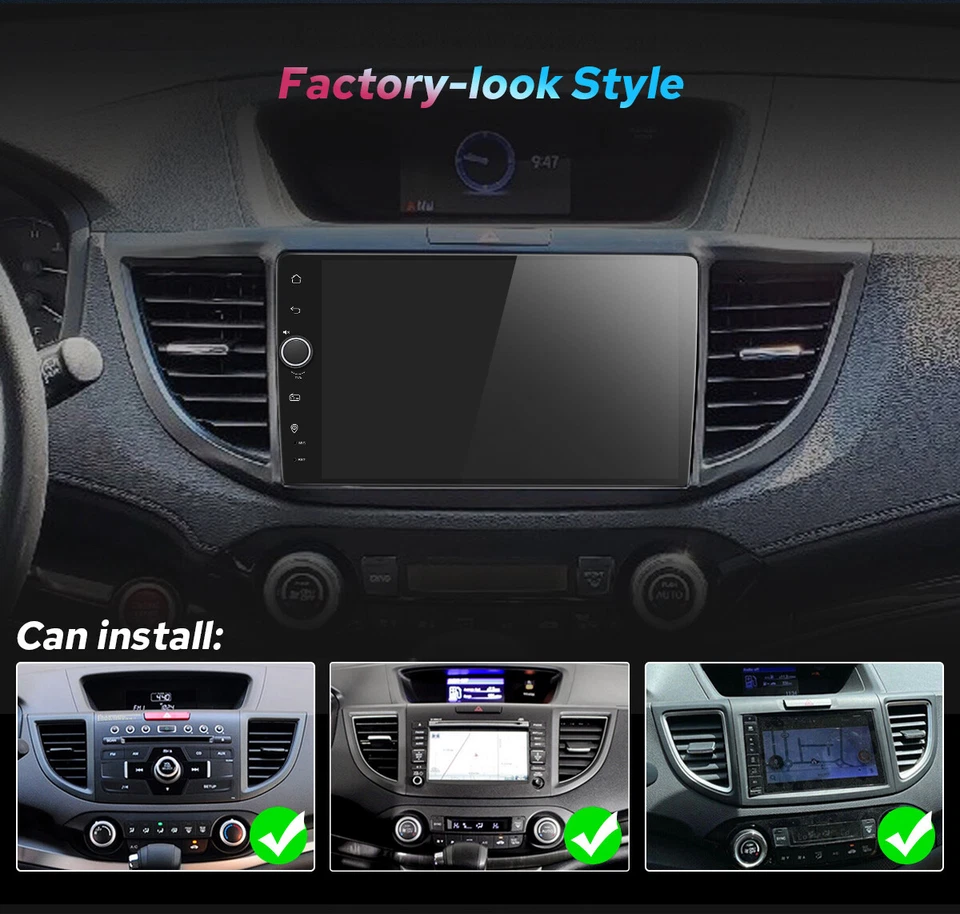 Plug&Play Android Carplay Car Radio 9" Touchscreen for 2012-2016 HONDA CRV CR-V Foto 4 de 4