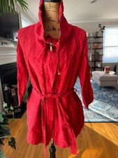 Lafayette Linen Zip Front Jacket Size 12 (ja200