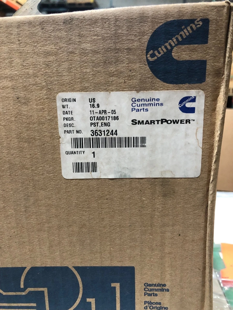 Genuine Cummins Piston Kit # 3631244 / 3096682 For KTA19 / KTA38 