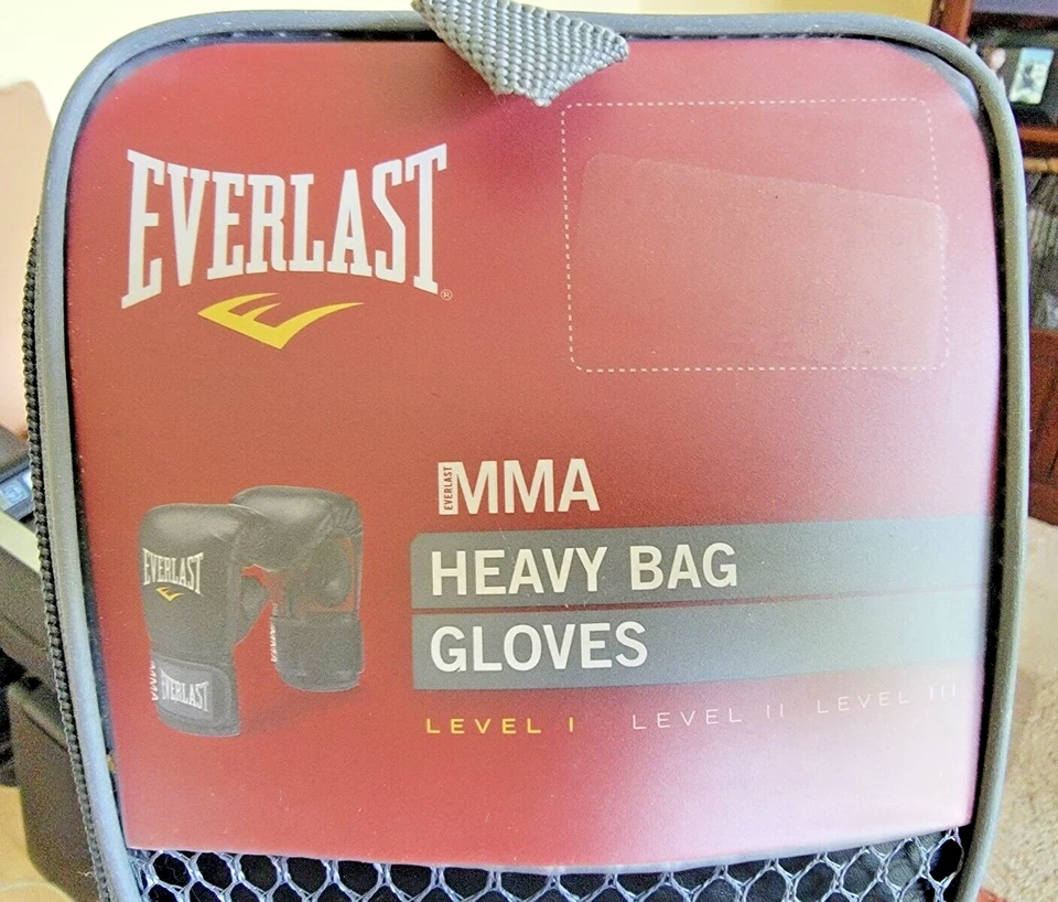 Everlast MMA Heavy Bag Gloves Level I II III Model 7502LXL Size: L/XL - Image 2 of 4