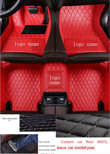 Fit for Hyundai All Models Car Floor Mats Luxury Custom Auto Carpets Waterproof - Imagen 25 de 35