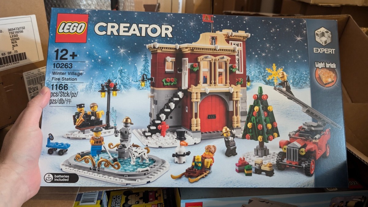 Lego 10263 Creator Winter Village Fire Station Brand New Sealed