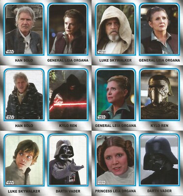 Star Wars Journey to Last Jedi ~ ''FAMILY LEGACY'' 6-Card Insert Set