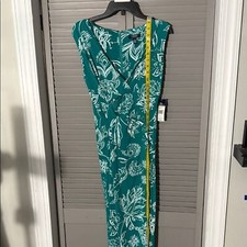 Floral Green Dress