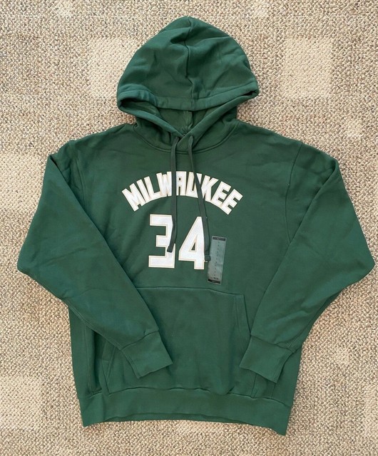 Mens Milwaukee Bucks Nike Player Hoodie 