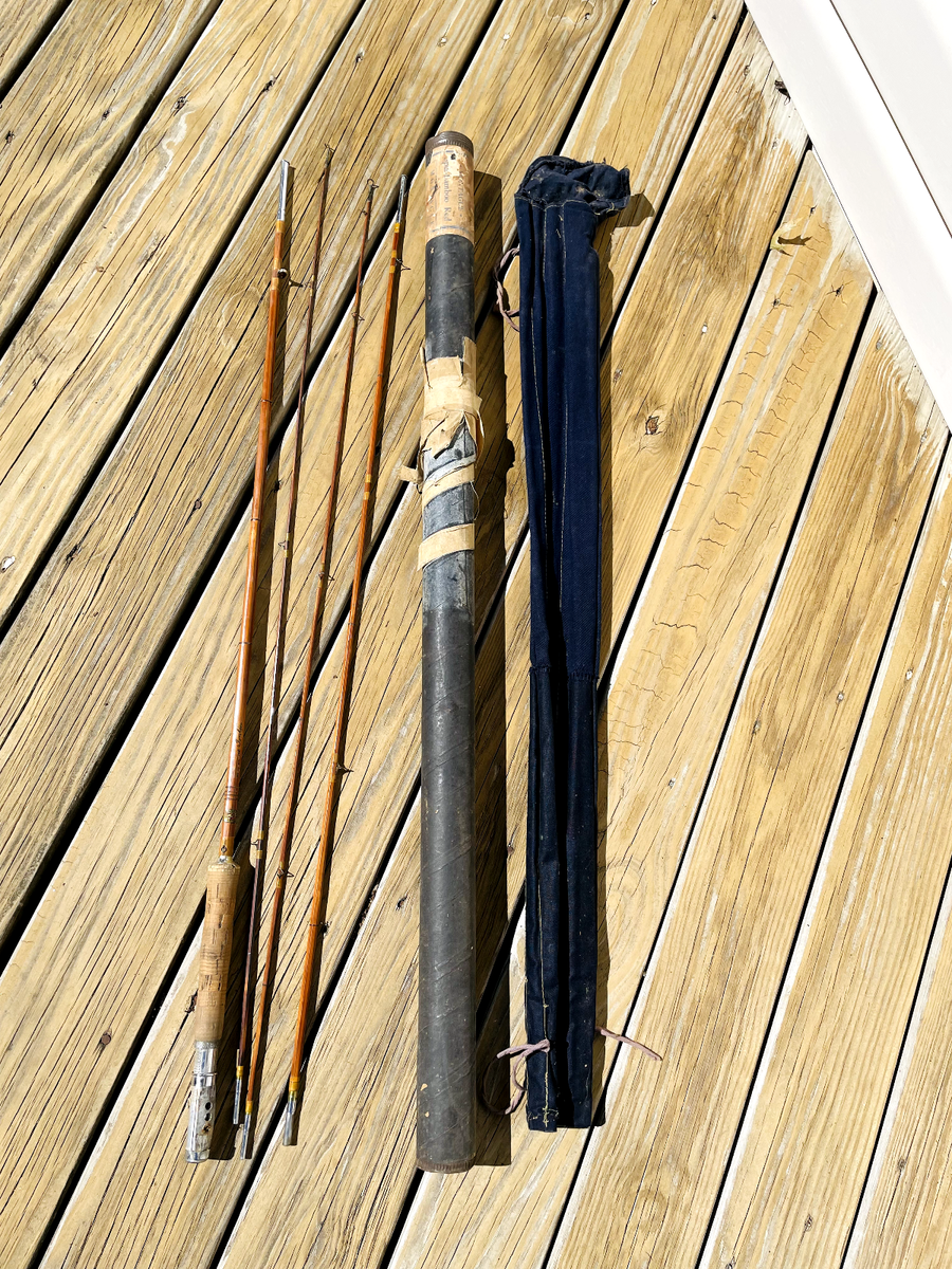 Vintage Montague Montague Rapidan Bamboo Fly Rod Montague Flash