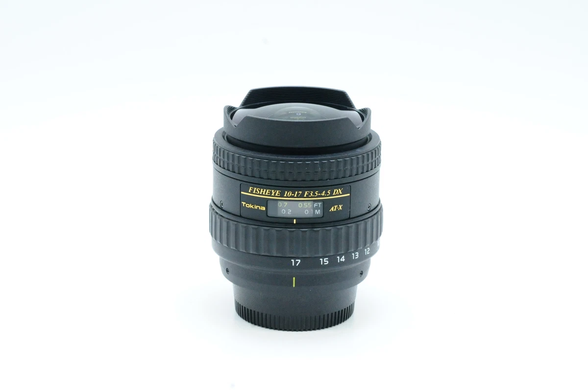 Tokina AF 10-17mm f3.5-4.5 AT-X DX Fisheye Lens Nikon F #585