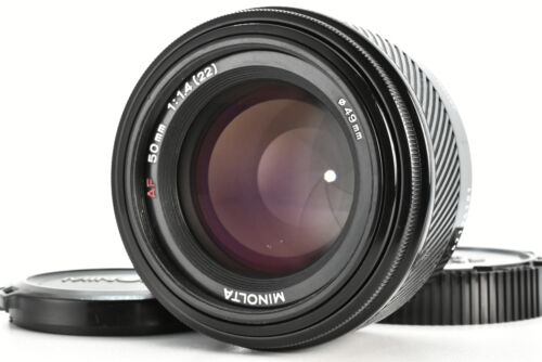 [Presque comme neuf] objectif Minolta AF 50 mm f/1,4 pour monture A Sony Minolta JAPON - Photo 1/10