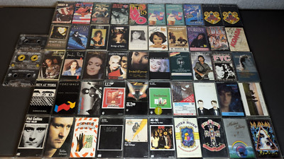 Musikkassetten 50x Konvolut Sammlung Auswahl Mix Kassette MC Tape Kombiversand