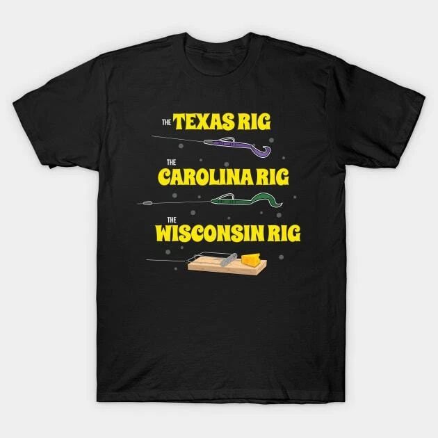 Bass Fishing Rigs! Made in Australia T-Shirt