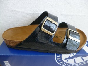 birkenstock arizona magic snake black