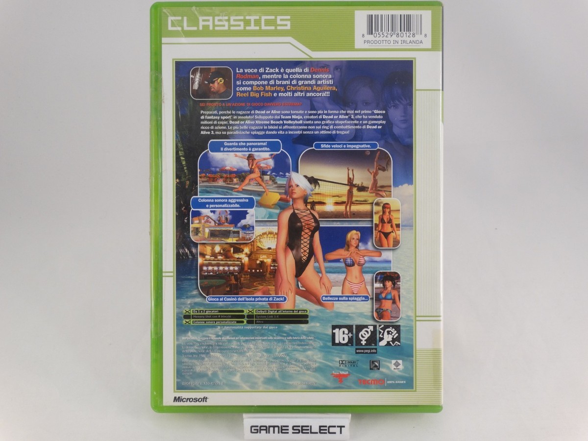 Dead Or Alive Xtreme Beach Volleyball Xbox Classic Pal - Original