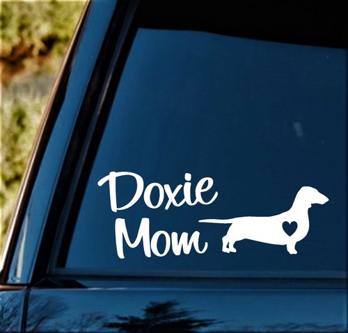 Dachshund Doxie Mom Decal Sticker for Car Window Wiener Dog Pet Gift BG 376 - Picture 2 of 6