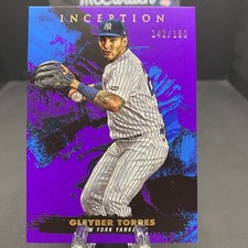Gleyber Torres /150 2021 Topps Inception Purple Parallel #51 NY Yankees
