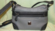 Stone & Co.irene Gray/blk Pvc/leather 3 Strap Small Shoulder/cross Hobo Bag Nwt