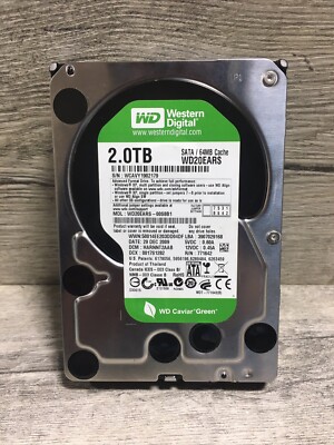 Western Digital Caviar Green 2TB WD20EARS-00S8B1 5400RPM
