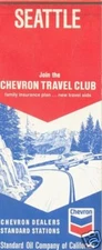 1970 Chevron/Standard Oil  map of Seattle