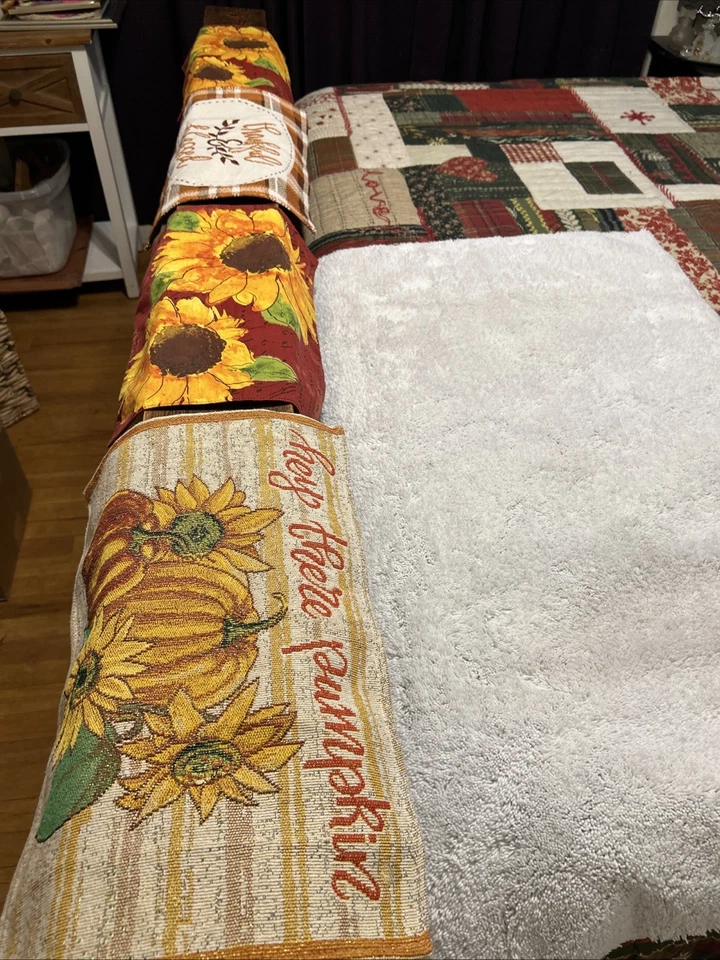 4 verschiedene Tischsets für den Herbst zum Erntedankfest sie sind 18 x 12 "l