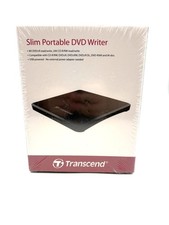 Transcend Slim Portable DVD Writer USB Powered NIB