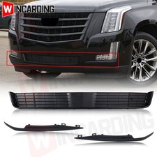 For 2015-2020 Cadillac Escalade Lower Grille Bumper Molding Trim Gloss Black Us For 2015-2020 Cadillac Escalade Lower Grille Bumper Molding Trim Gloss Black Us