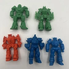 5 Panzer Blade World Galient Keshigomu Keshi Gomu Large 3” Rubber Robot Figures