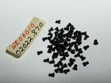 4x Rollei Camera Black Paint Trim Screws 1.7mm X 3mm 02022.87.0 Original NOS