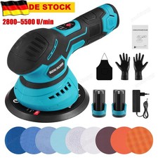 Profesjonalna polerka +2X akumulator 12V polerka samochodowa polerka 150mm zestaw do polerowania