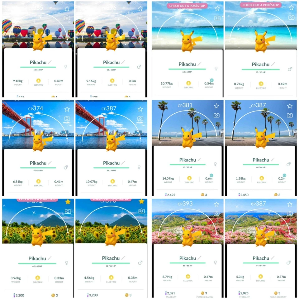 ✨ Shiny Pikachu Stamp Rally Background (Japan) ✨ PTC - Beschreibung