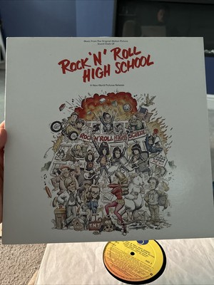 Ramones Rock 'N Roll High School LP 12'' UK 1979