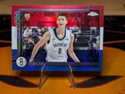 EGOR DEMIN RC SP 🔥 2025-26 Topps Chrome RED WHITE BLUE REFRACTOR Brooklyn Nets