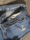 GAP Kid's Girls Low Stride Medium Wash Distressed Denim Shorts - Size 10 #876147 — photo 2
