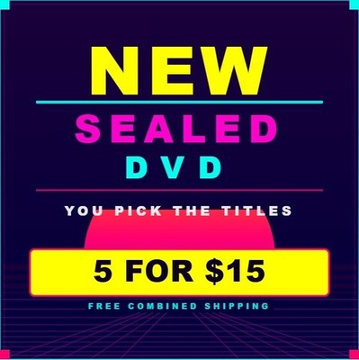 NEW SEALED DVDs 5 for $15 | Pick Your Titles | Combined Shipping