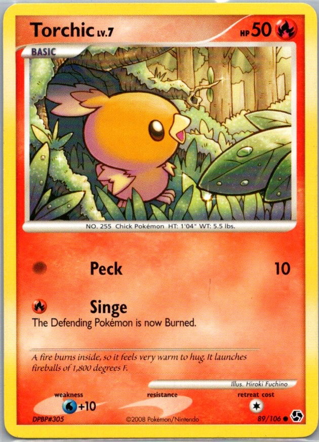 Torchic 89/106 Common Great Encounters 2007 LP