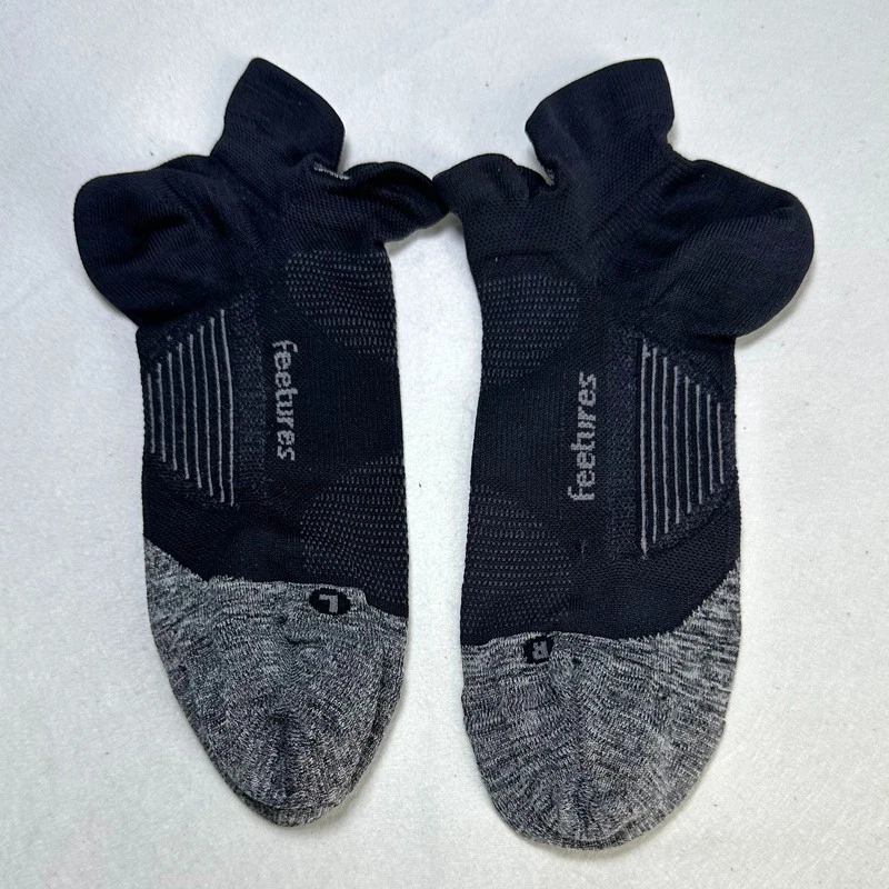 3 pares de calcetines para hombre Elite Athletic No Show Tab negros ultra ligeros talla M pies Foto 4 de 4