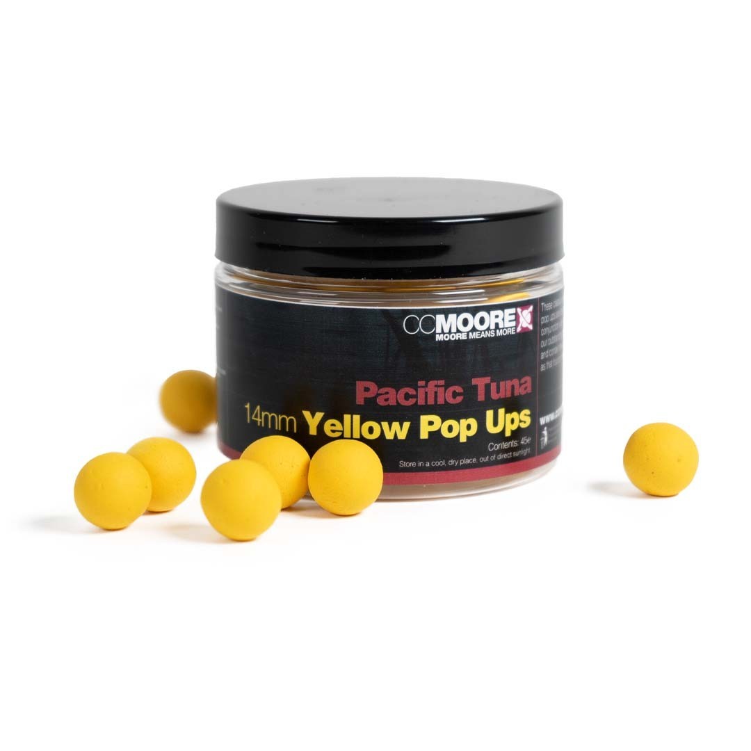 CC Moore Pacific Tuna Yellow Pop Ups- Carp Fishing- All Sizes