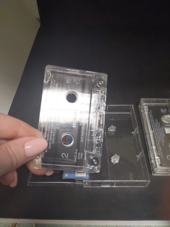 Meatloaf Bat Out Of Hell 1&2 Cassette Tape Lot Rock Jim Steinman Back Into Hell - Image 3 of 4