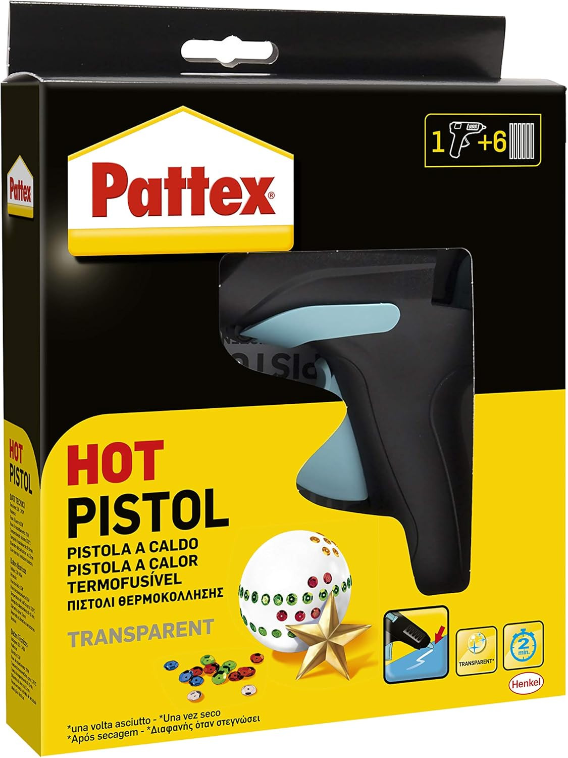 Pistola Colla a Caldo Hotmelt per DIY - Kit Hobby con Stick Inclusi