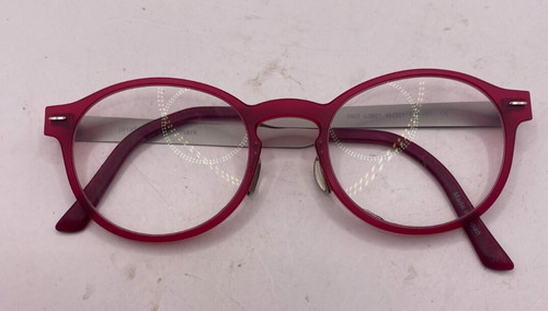 PRODESIGN FRAMES ONLY EYEGLASSES 6507 3821 RED AND GRAY 49-21-145