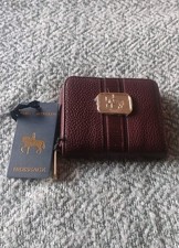Paul Costello Dressage Detail PURSE WALLET Purse New LEATHER .