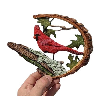 Kardinal Figur Tischdeko Geschenk Kunst Handwerk roter Vogel Skulptur für