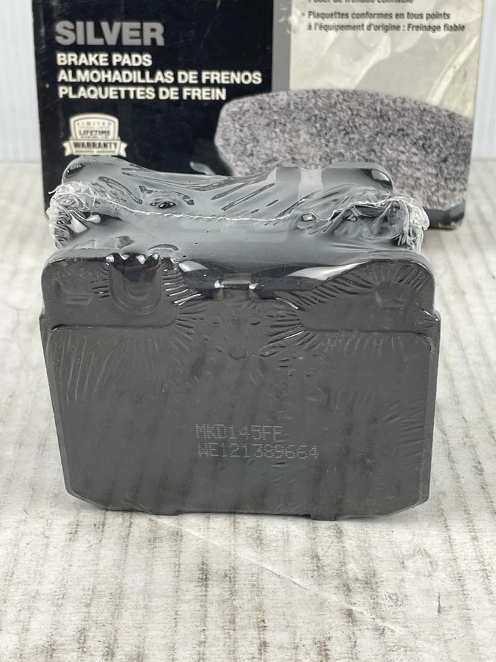 Juego de pastillas de freno de disco delanteras semimétricas, de Carquest # D145, para modelos BENZ n gráfico Foto 4 de 4