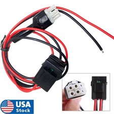 6 Pin Plug Dc Power Cord Cable For Kenwood Icom Alinco Transceiver