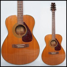 YAMAHA FG-130 NATURAL Green Label 1970s Japanese-Made Vintage Acoustic Guitar