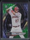 2022 Bowman Platinum Green Icy Foil #90 Mike Trout 90/99