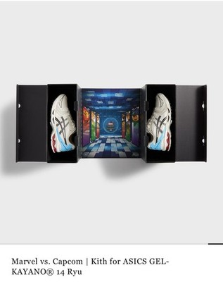 Marvel Vs. Capcom Kith for ASICS GEL-KAYANO 14 Ryu Size 11 Brand New