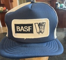 Vtg BASF Bow And Arrow Trucker Hat Snapback Cap Hat USA