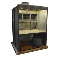 64 14 X 62 18 X 86 18 Paint Booth W Dayton 5k192c Motor 13 Hp 115vac