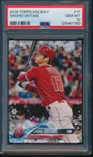 PSA 10 SHOHEI OHTANI 2018 TOPPS HOLIDAY #17 LA Angels Rookie Card RC GEM MINT