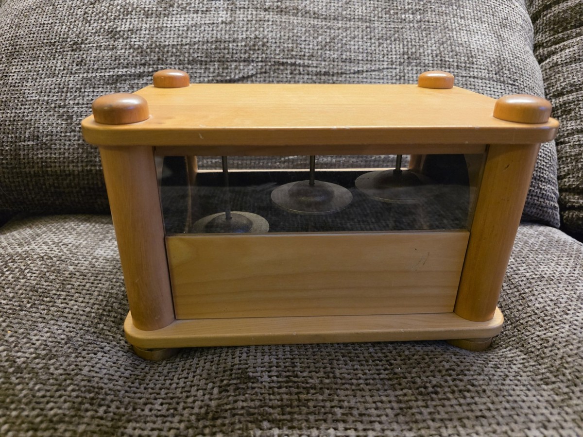 Falling Rain Nature Sounds Chime Wooden Box Meditation Zen Bells